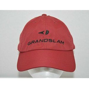 NWT Grand Slam Performance Mesh Golf Hat Red